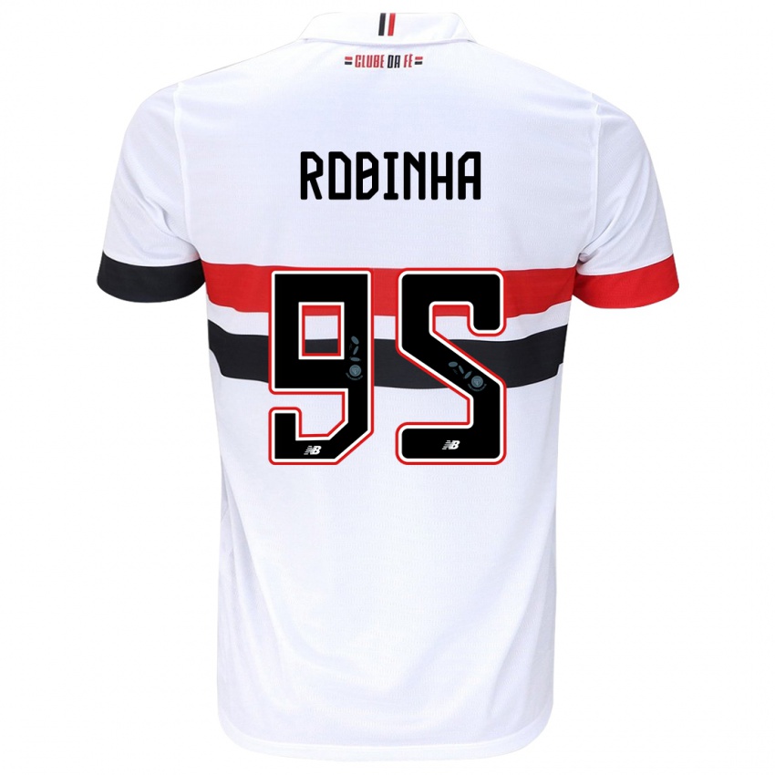 Kinder Robinha #95 Weiß Rot Schwarz Heimtrikot Trikot 2024/25 T-Shirt Österreich