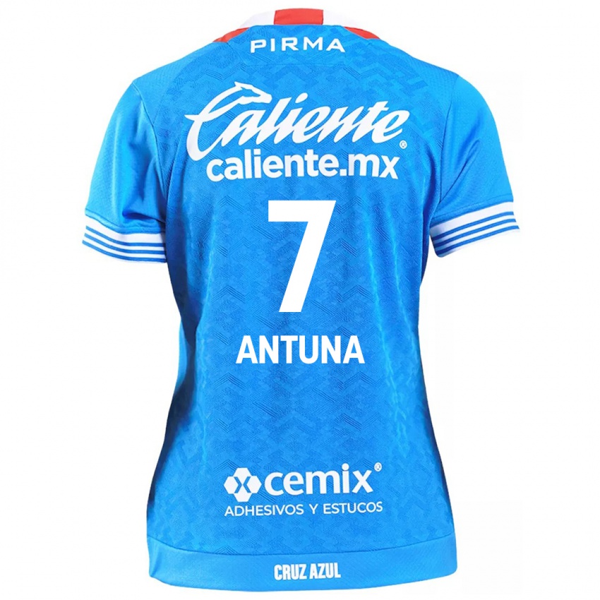 Kinder Uriel Antuna #7 Himmelblau Heimtrikot Trikot 2024/25 T-Shirt Österreich