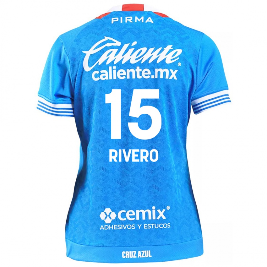 Kinder Ignacio Rivero #15 Himmelblau Heimtrikot Trikot 2024/25 T-Shirt Österreich