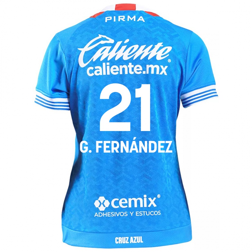 Kinder Gabriel Fernández #21 Himmelblau Heimtrikot Trikot 2024/25 T-Shirt Österreich