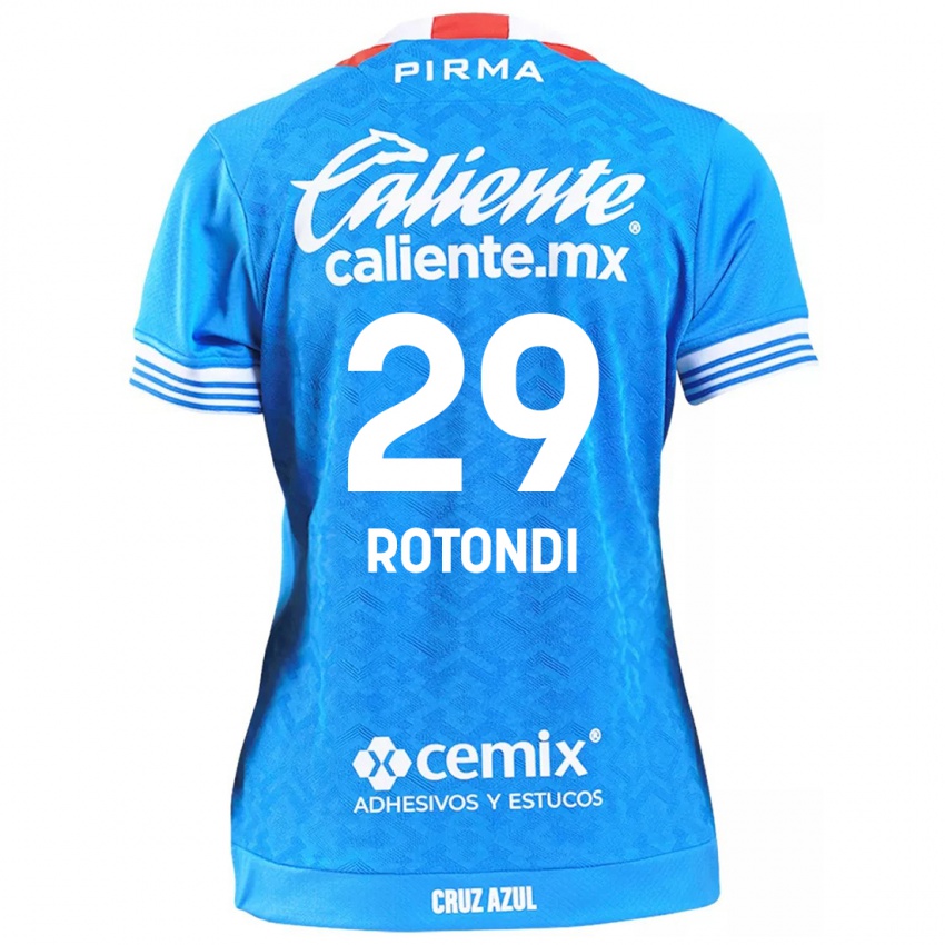 Kinder Carlos Rotondi #29 Himmelblau Heimtrikot Trikot 2024/25 T-Shirt Österreich