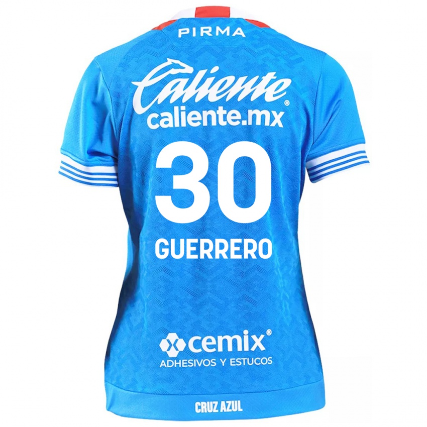 Kinder Rafael Guerrero #30 Himmelblau Heimtrikot Trikot 2024/25 T-Shirt Österreich