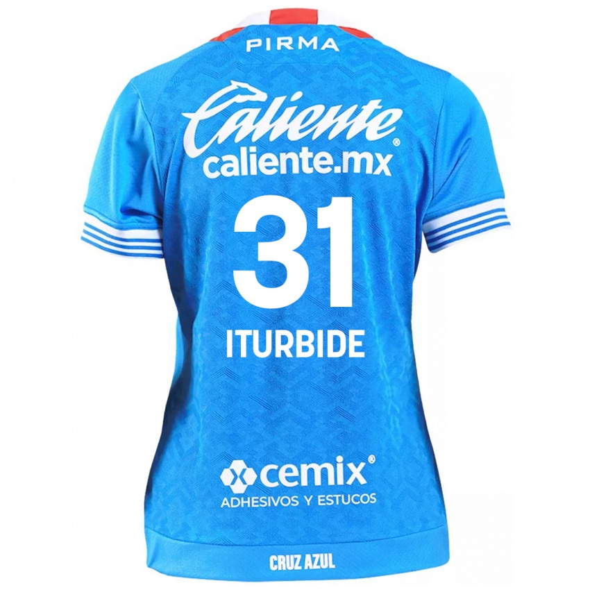 Kinder Luis Iturbide #31 Himmelblau Heimtrikot Trikot 2024/25 T-Shirt Österreich