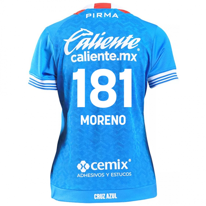 Kinder Roberto Moreno #181 Himmelblau Heimtrikot Trikot 2024/25 T-Shirt Österreich