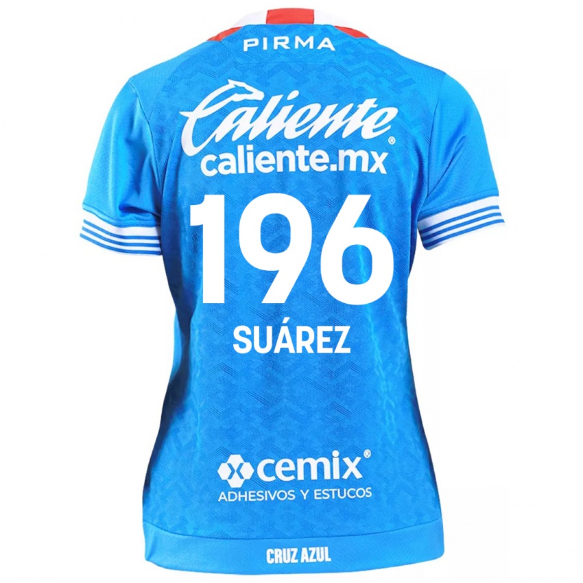 Kinder Javier Suárez #196 Himmelblau Heimtrikot Trikot 2024/25 T-Shirt Österreich