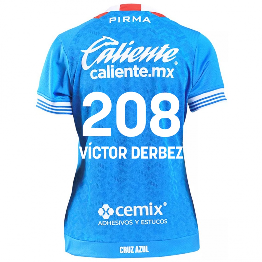 Kinder Louis Víctor Derbez #208 Himmelblau Heimtrikot Trikot 2024/25 T-Shirt Österreich