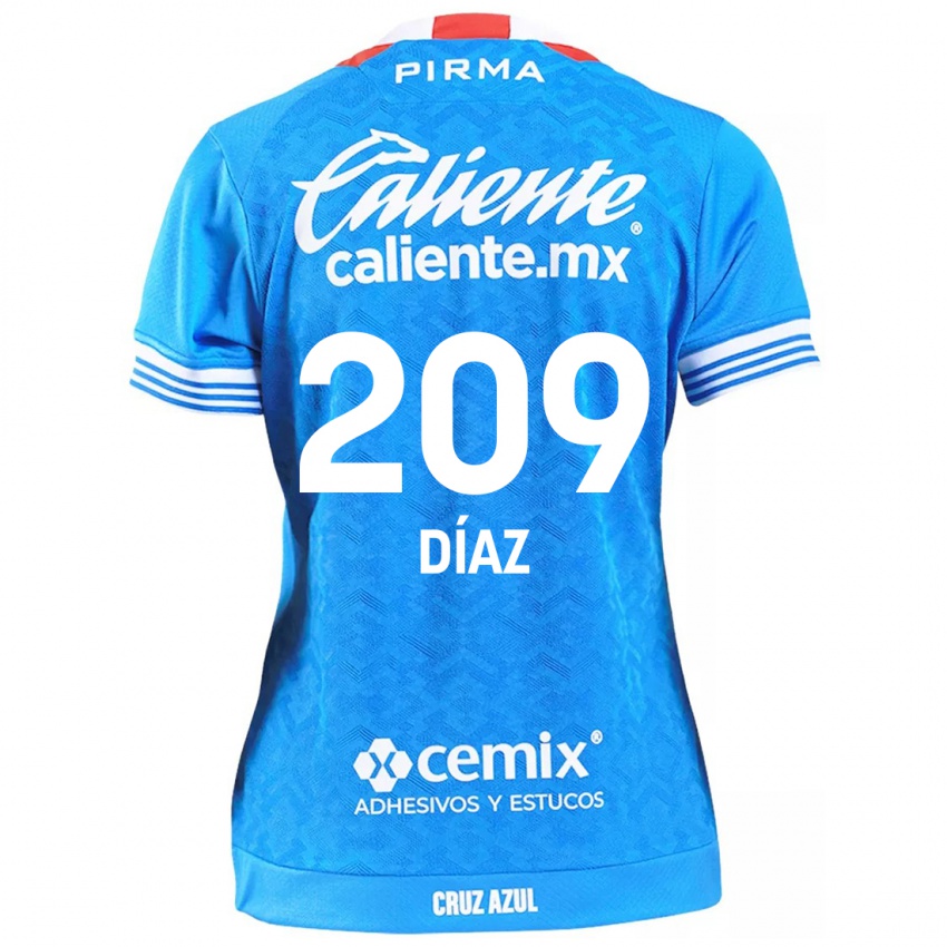 Kinder Josué Díaz #209 Himmelblau Heimtrikot Trikot 2024/25 T-Shirt Österreich