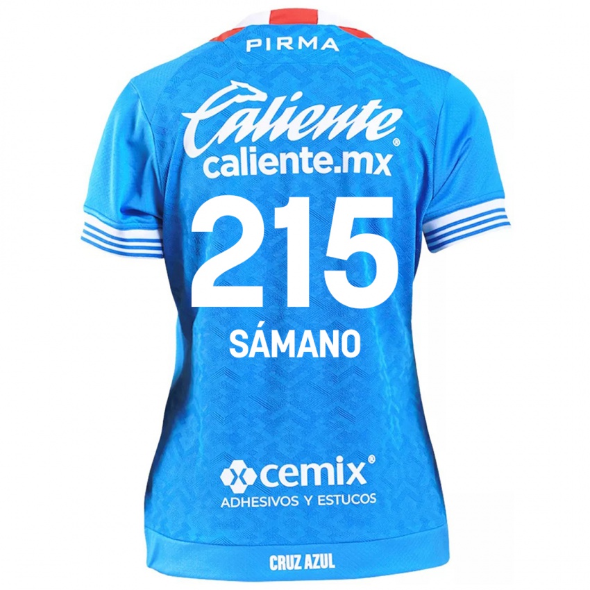 Kinder Fernando Sámano #215 Himmelblau Heimtrikot Trikot 2024/25 T-Shirt Österreich