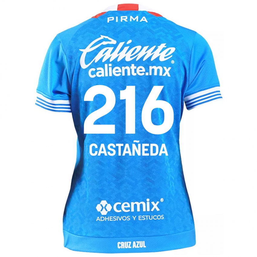 Kinder Ian Castañeda #216 Himmelblau Heimtrikot Trikot 2024/25 T-Shirt Österreich