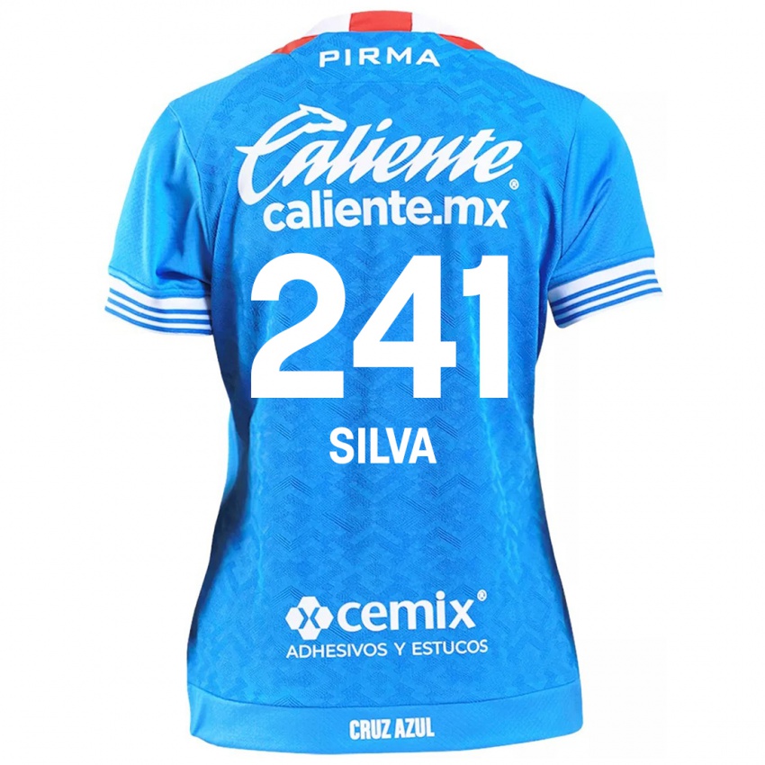 Kinder Iván Silva #241 Himmelblau Heimtrikot Trikot 2024/25 T-Shirt Österreich