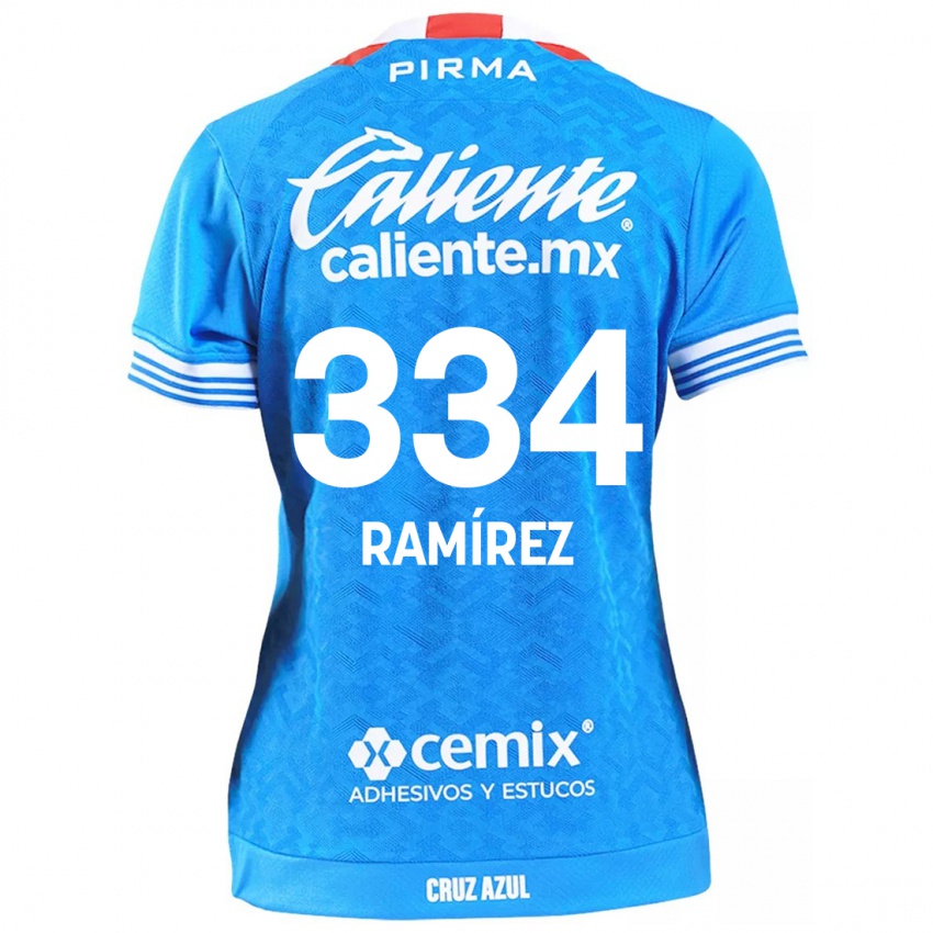 Kinder Mauricio Ramírez #334 Himmelblau Heimtrikot Trikot 2024/25 T-Shirt Österreich