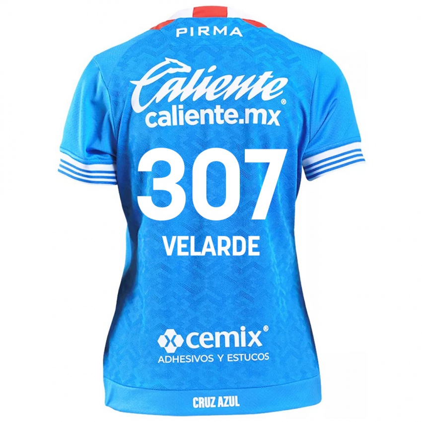 Kinder Juan Velarde #307 Himmelblau Heimtrikot Trikot 2024/25 T-Shirt Österreich