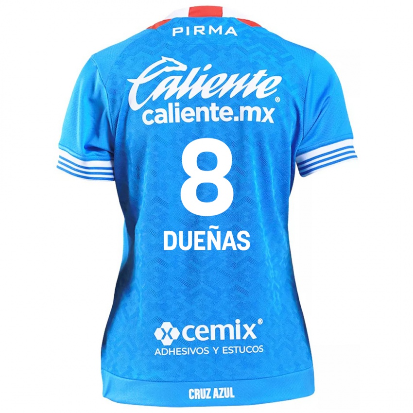 Kinder Jesus Duenas #8 Himmelblau Heimtrikot Trikot 2024/25 T-Shirt Österreich