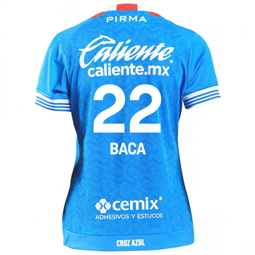 Kinder Rafael Baca #22 Himmelblau Heimtrikot Trikot 2024/25 T-Shirt Österreich