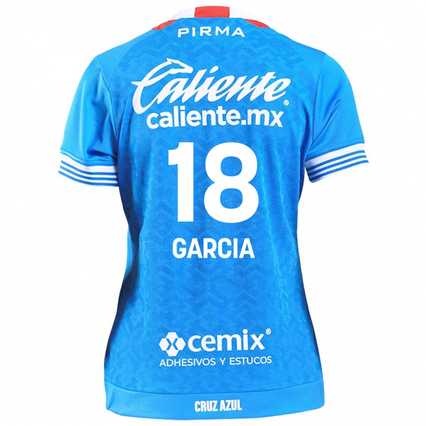 Kinder Diana Garcia #18 Himmelblau Heimtrikot Trikot 2024/25 T-Shirt Österreich