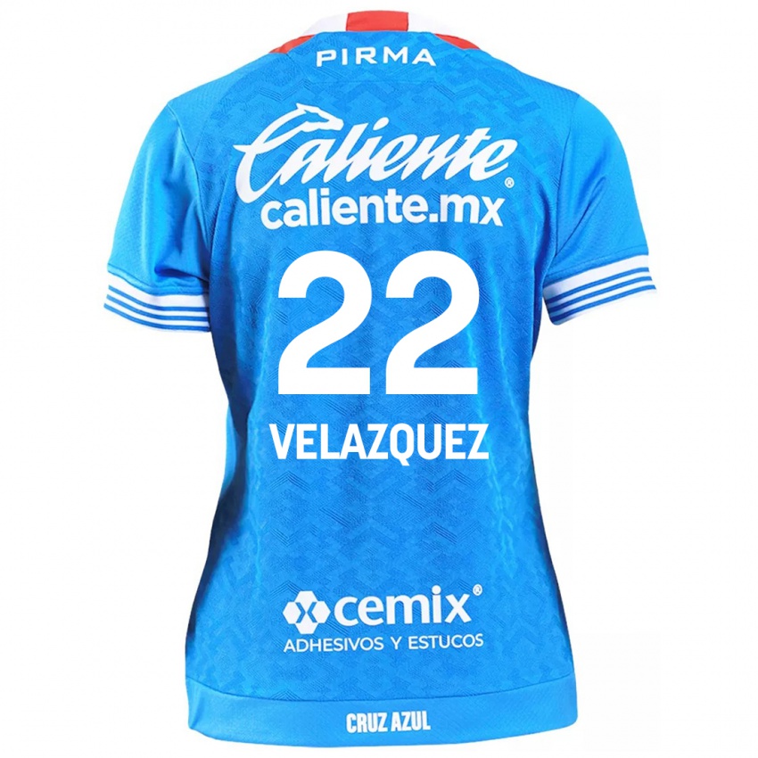 Kinder Hireri Velazquez #22 Himmelblau Heimtrikot Trikot 2024/25 T-Shirt Österreich