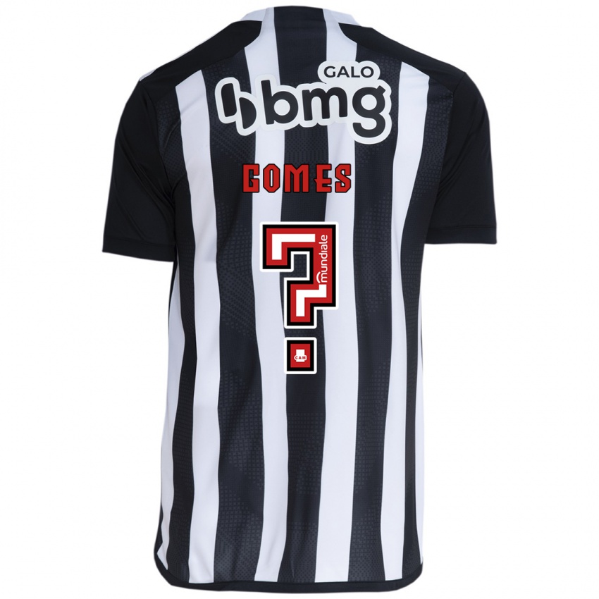 Kinder Fábio Gomes #0 Weiß Schwarz Heimtrikot Trikot 2024/25 T-Shirt Österreich