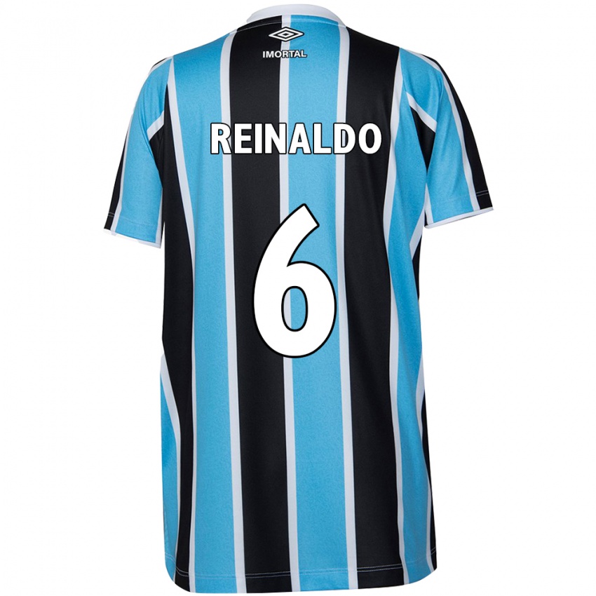 Kinder Reinaldo #6 Blau Schwarz Weiß Heimtrikot Trikot 2024/25 T-Shirt Österreich