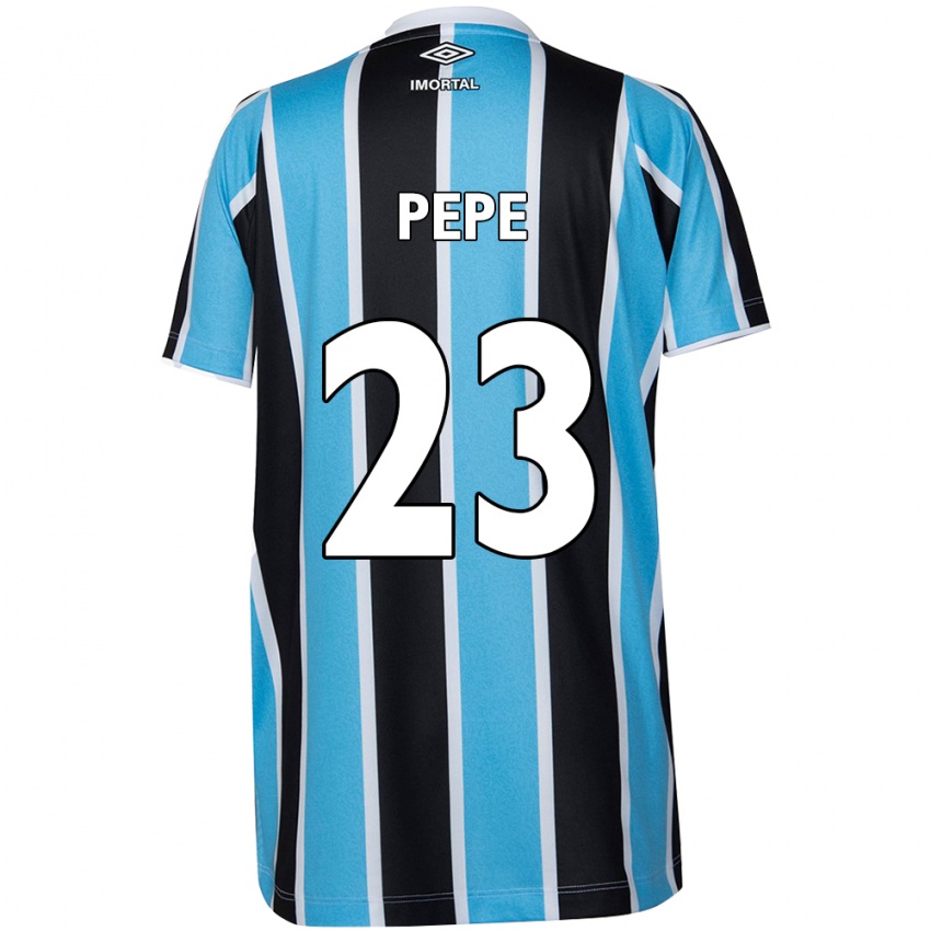 Kinder Pepê #23 Blau Schwarz Weiß Heimtrikot Trikot 2024/25 T-Shirt Österreich