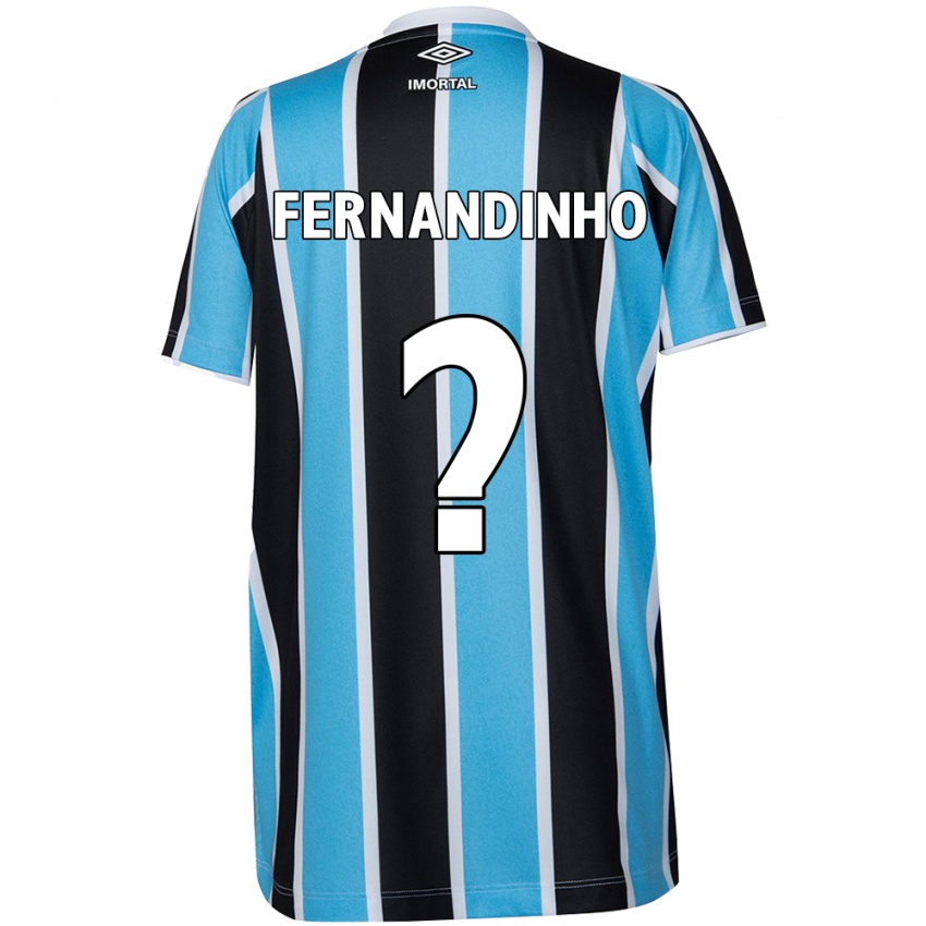 Kinder Fernandinho #0 Blau Schwarz Weiß Heimtrikot Trikot 2024/25 T-Shirt Österreich