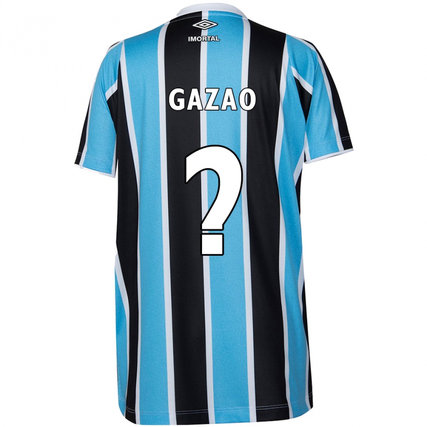 Kinder Gazão #0 Blau Schwarz Weiß Heimtrikot Trikot 2024/25 T-Shirt Österreich