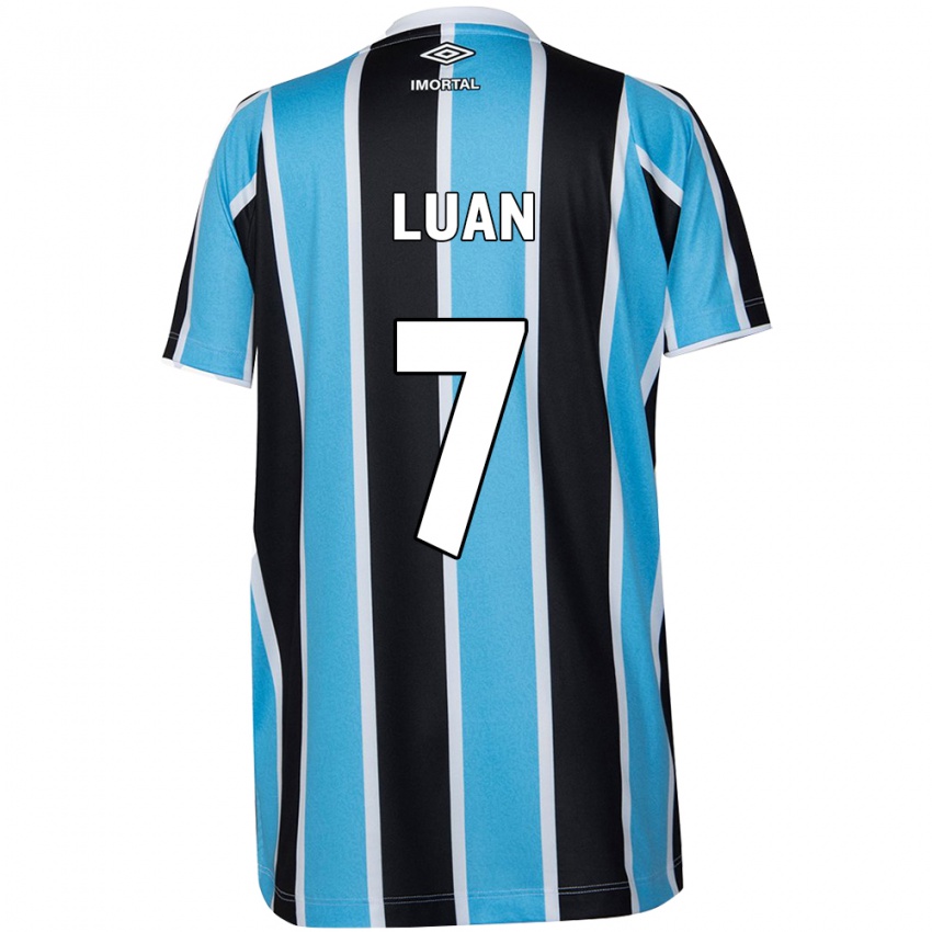 Kinder Luan #7 Blau Schwarz Weiß Heimtrikot Trikot 2024/25 T-Shirt Österreich