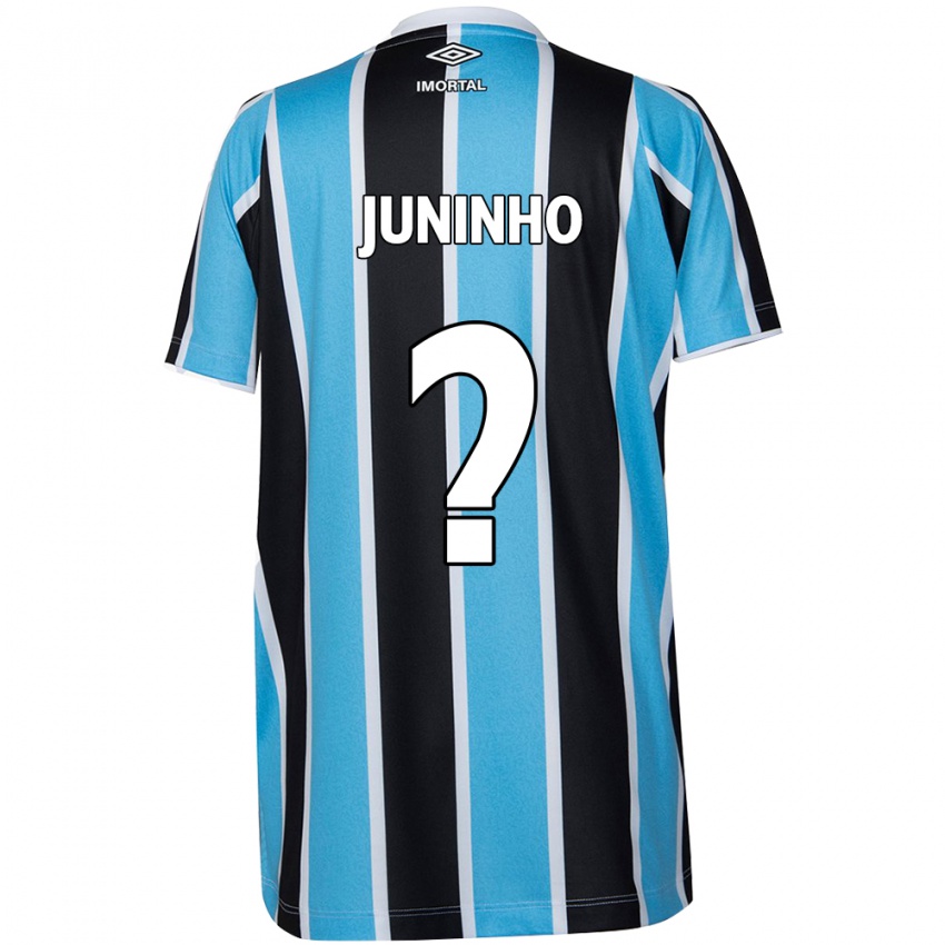 Kinder Juninho #0 Blau Schwarz Weiß Heimtrikot Trikot 2024/25 T-Shirt Österreich