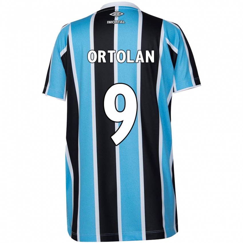 Kinder Dani Ortolan #9 Blau Schwarz Weiß Heimtrikot Trikot 2024/25 T-Shirt Österreich