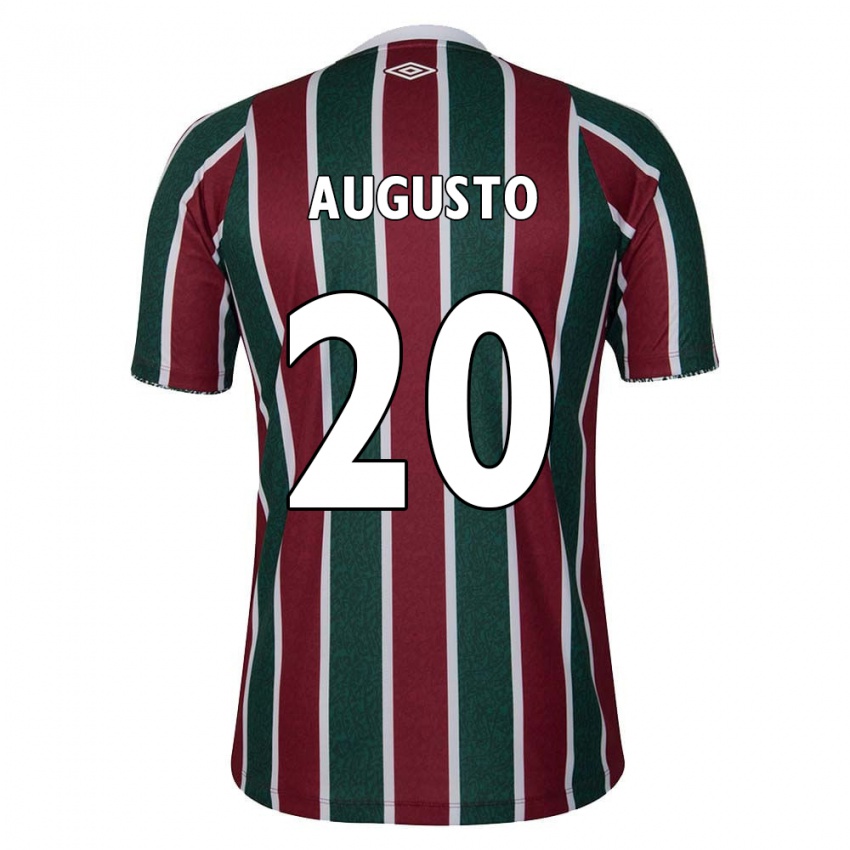 Kinder Renato Augusto #20 Grün Kastanienbraun Weiß Heimtrikot Trikot 2024/25 T-Shirt Österreich