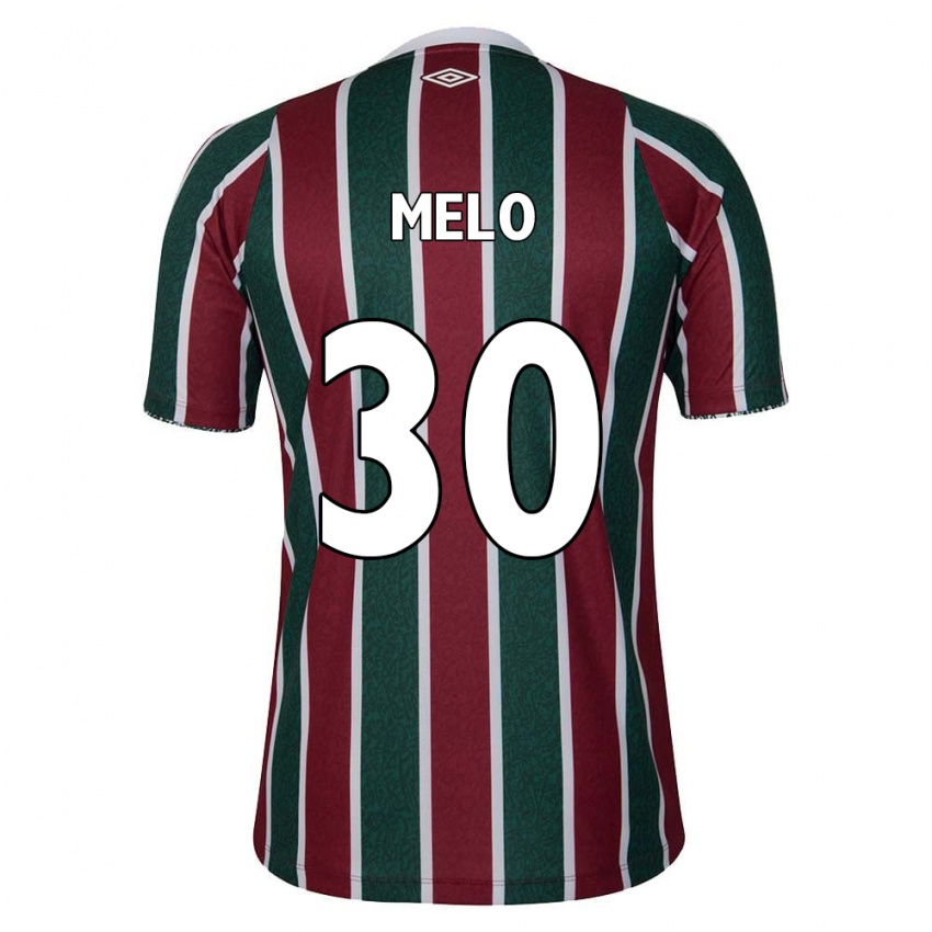 Kinder Felipe Melo #30 Grün Kastanienbraun Weiß Heimtrikot Trikot 2024/25 T-Shirt Österreich