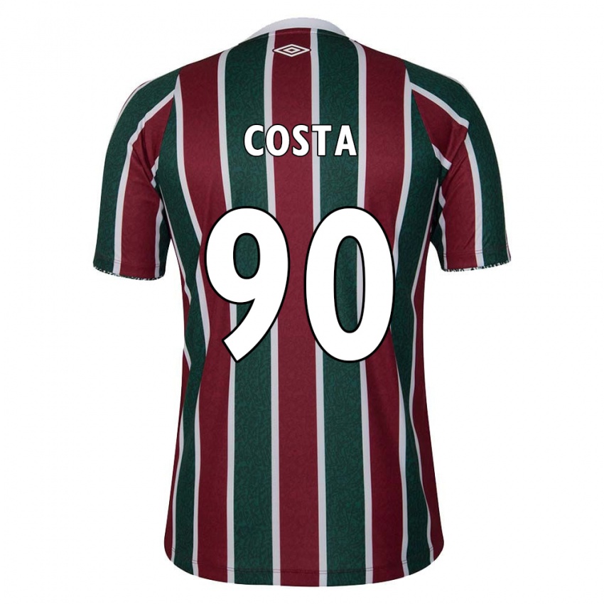 Kinder Douglas Costa #90 Grün Kastanienbraun Weiß Heimtrikot Trikot 2024/25 T-Shirt Österreich