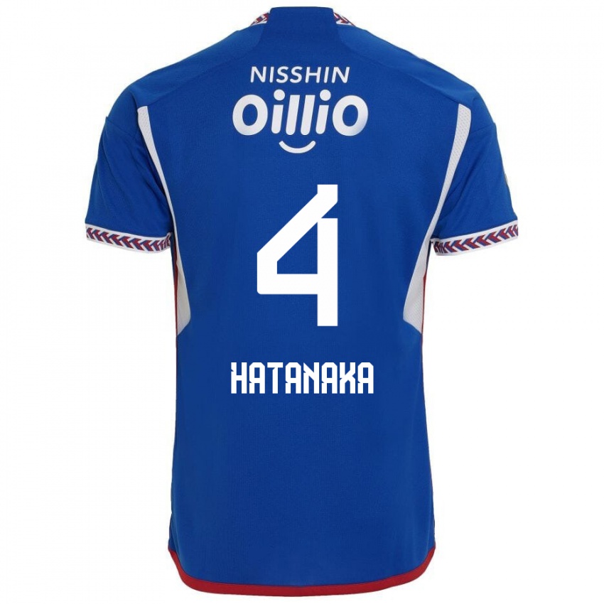 Kinder Shinnosuke Hatanaka #4 Blau Weiß Rot Heimtrikot Trikot 2024/25 T-Shirt Österreich