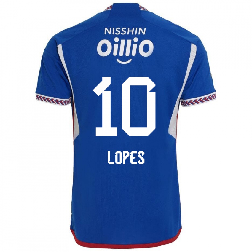 Kinder Anderson Lopes #10 Blau Weiß Rot Heimtrikot Trikot 2024/25 T-Shirt Österreich