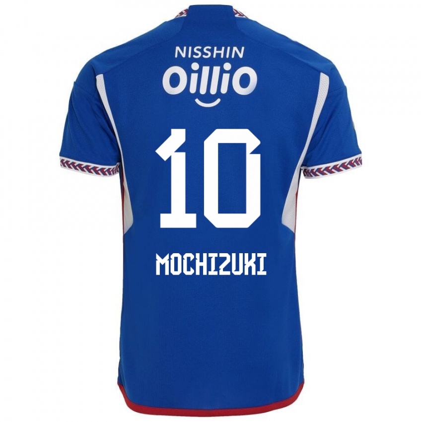 Kinder Kohei Mochizuki #10 Blau Weiß Rot Heimtrikot Trikot 2024/25 T-Shirt Österreich