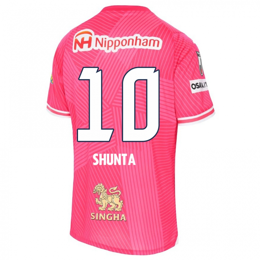 Kinder Shunta Tanaka #10 Rosa Weiß Heimtrikot Trikot 2024/25 T-Shirt Österreich