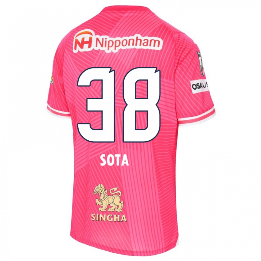 Kinder Sota Kitano #38 Rosa Weiß Heimtrikot Trikot 2024/25 T-Shirt Österreich