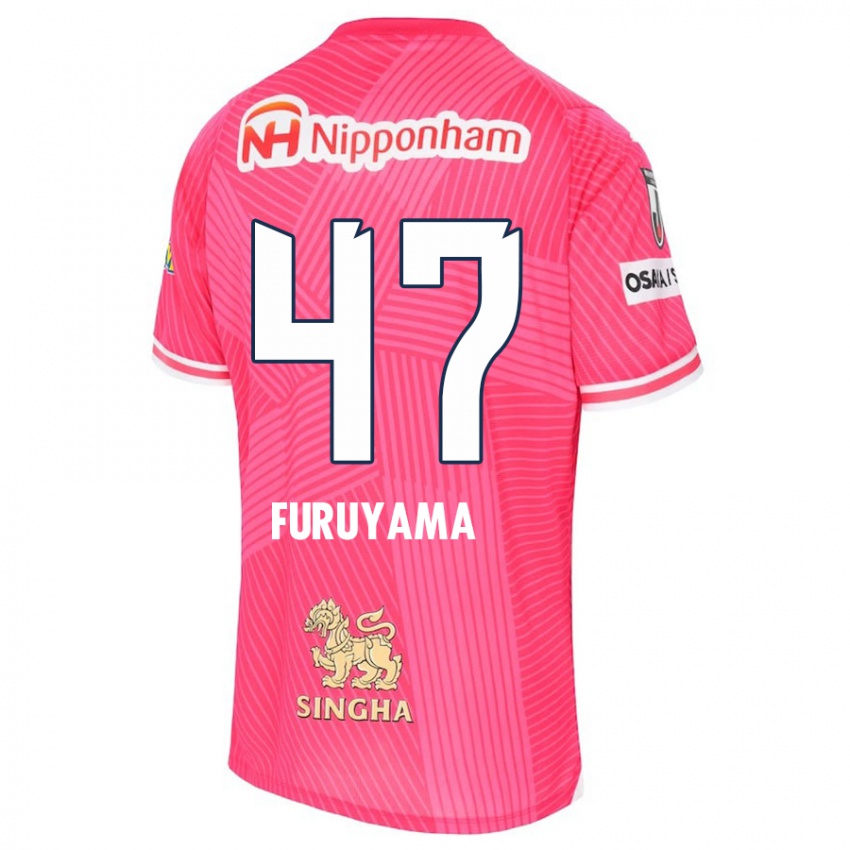 Kinder Kengo Furuyama #47 Rosa Weiß Heimtrikot Trikot 2024/25 T-Shirt Österreich