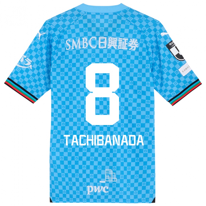 Kinder Kento Tachibanada #8 Azurblau Heimtrikot Trikot 2024/25 T-Shirt Österreich