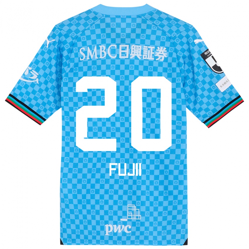 Kinder Rensuke Fujii #20 Azurblau Heimtrikot Trikot 2024/25 T-Shirt Österreich