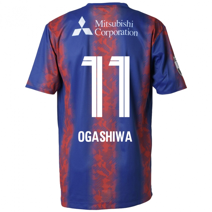 Kinder Tsuyoshi Ogashiwa #11 Blau Rot Heimtrikot Trikot 2024/25 T-Shirt Österreich