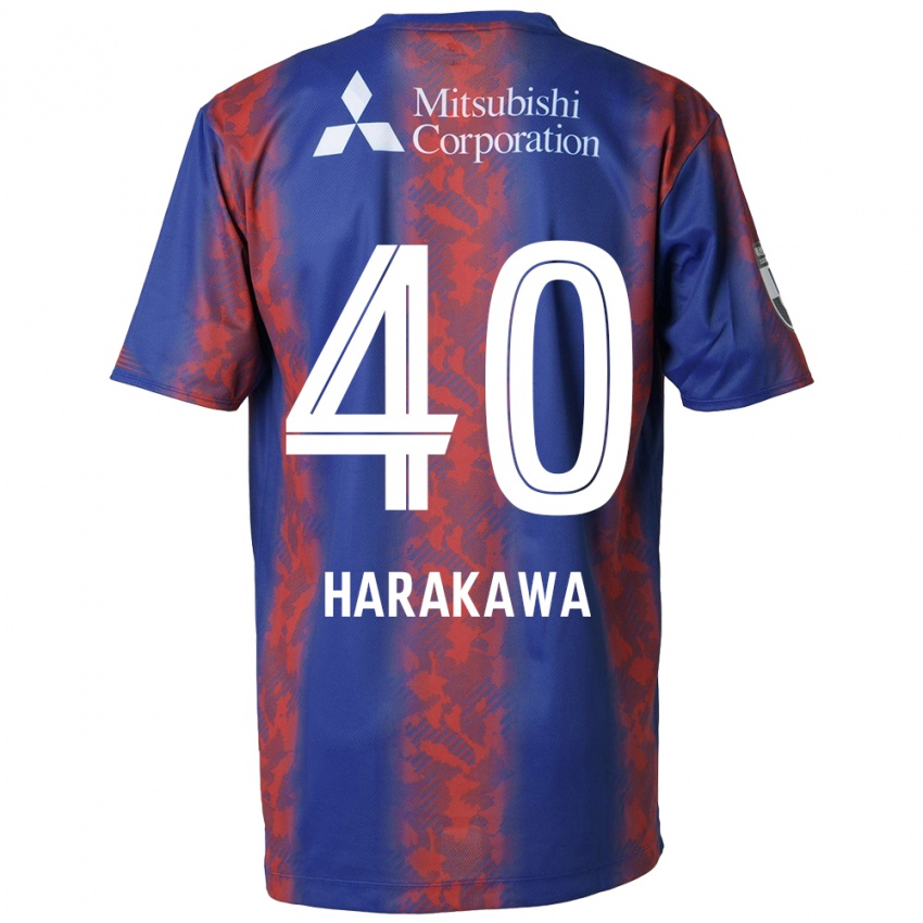 Kinder Riki Harakawa #40 Blau Rot Heimtrikot Trikot 2024/25 T-Shirt Österreich