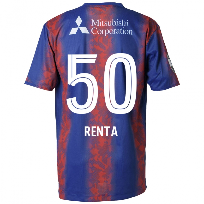 Kinder Renta Higashi #50 Blau Rot Heimtrikot Trikot 2024/25 T-Shirt Österreich