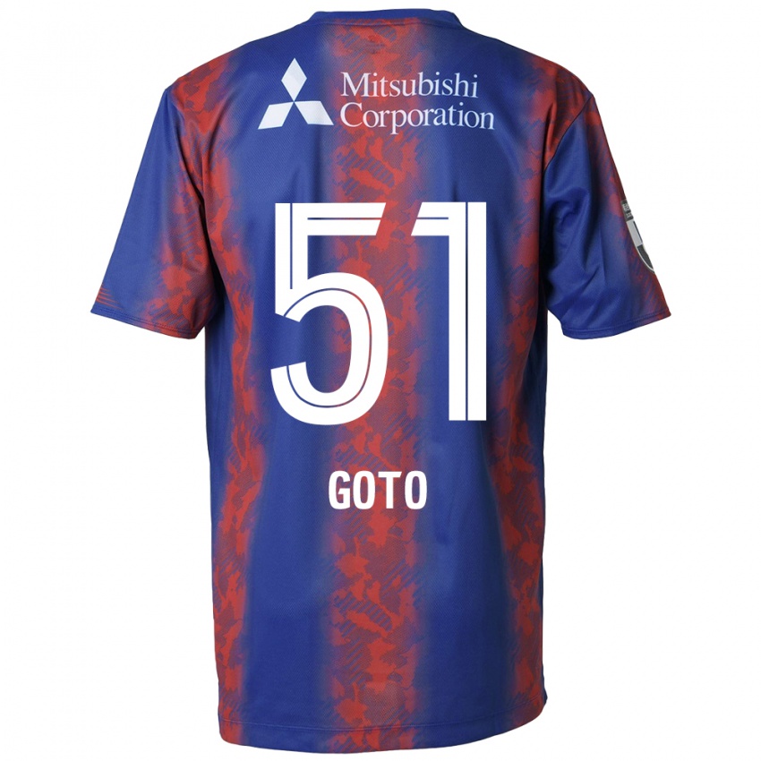 Kinder Wataru Goto #51 Blau Rot Heimtrikot Trikot 2024/25 T-Shirt Österreich