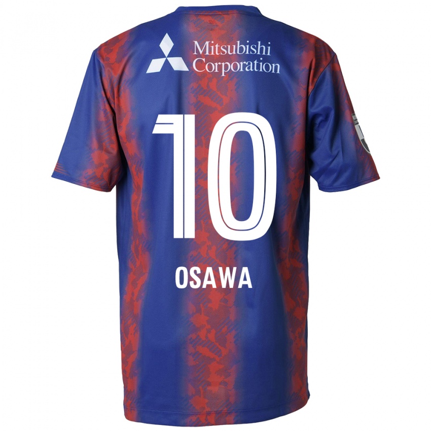 Kinder Shuzo Osawa #10 Blau Rot Heimtrikot Trikot 2024/25 T-Shirt Österreich