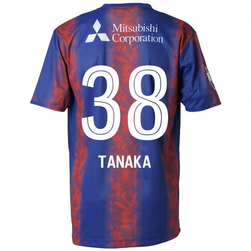 Kinder Kio Tanaka #38 Blau Rot Heimtrikot Trikot 2024/25 T-Shirt Österreich