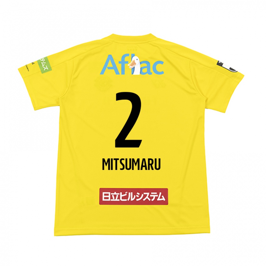 Kinder Hiromu Mitsumaru #2 Gelb Schwarz Heimtrikot Trikot 2024/25 T-Shirt Österreich