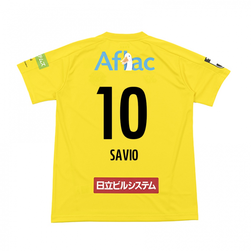 Kinder Matheus Savio #10 Gelb Schwarz Heimtrikot Trikot 2024/25 T-Shirt Österreich