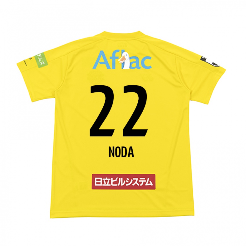 Kinder Hiroki Noda #22 Gelb Schwarz Heimtrikot Trikot 2024/25 T-Shirt Österreich