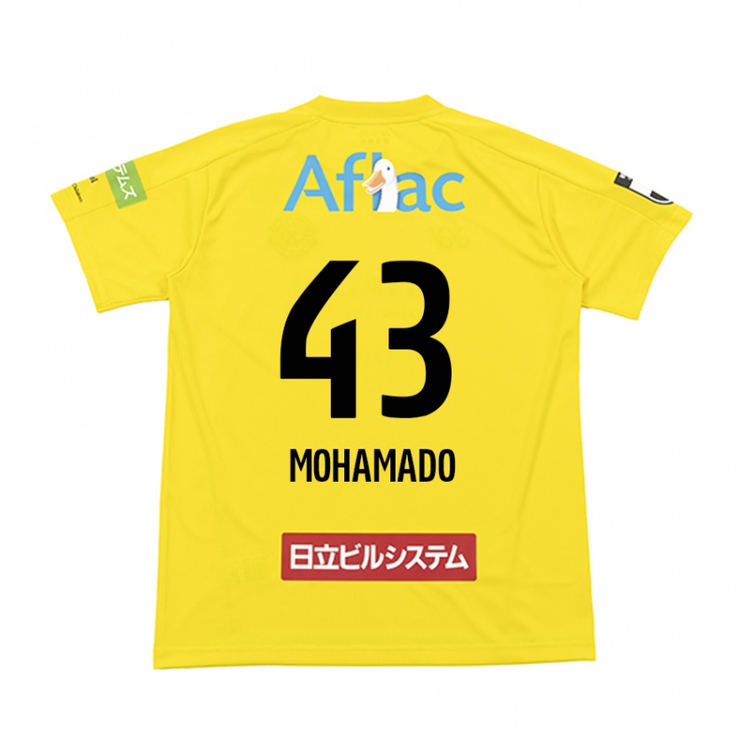 Kinder Faruzansana Mohamado #43 Gelb Schwarz Heimtrikot Trikot 2024/25 T-Shirt Österreich