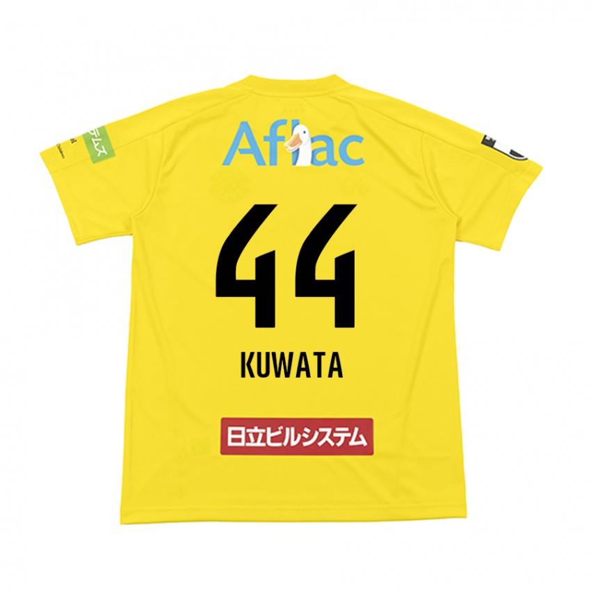 Kinder Taisei Kuwata #44 Gelb Schwarz Heimtrikot Trikot 2024/25 T-Shirt Österreich